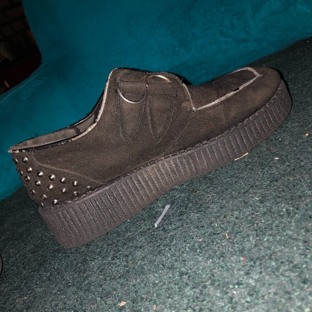 Black platform Creeper shoes